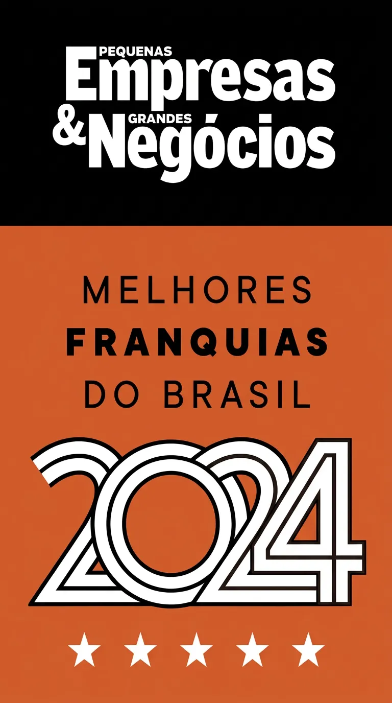 Selo Melhores Franquias do Brasil 2024, revista PEGN